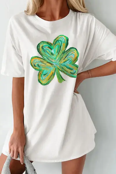 Weekend Round-Neck Short-Sleeve Cotton T-Shirt