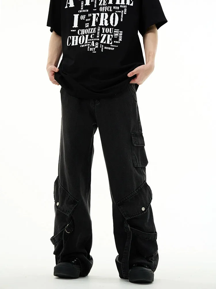 Straight-Leg Workwear Jeans