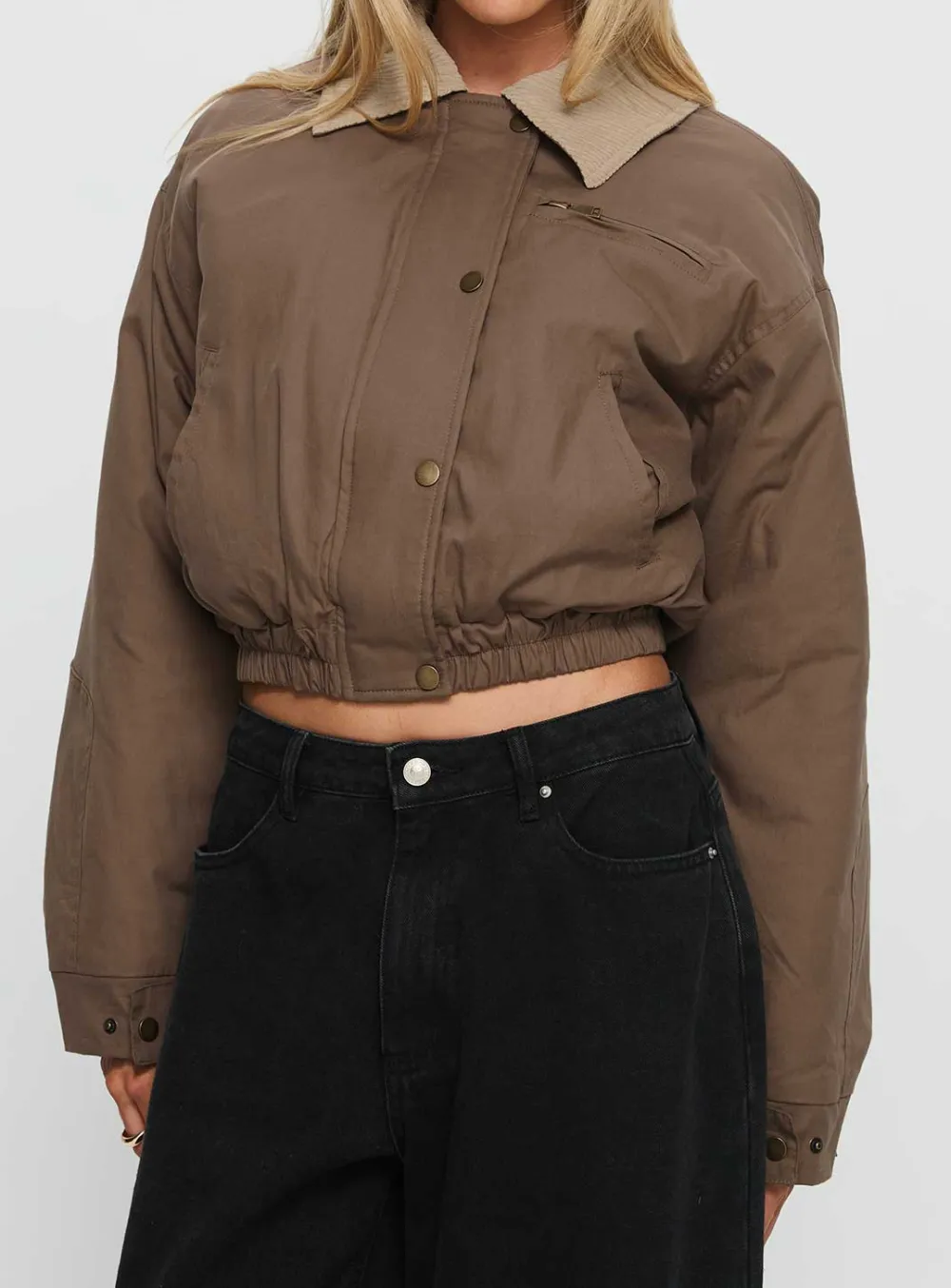 Women’s Collared Bomber Jacket
