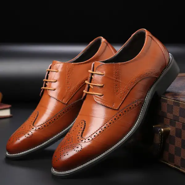 Retro Oxford Leather Shoes