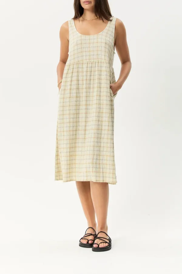 Daily Loose Simple Plaid Dresses