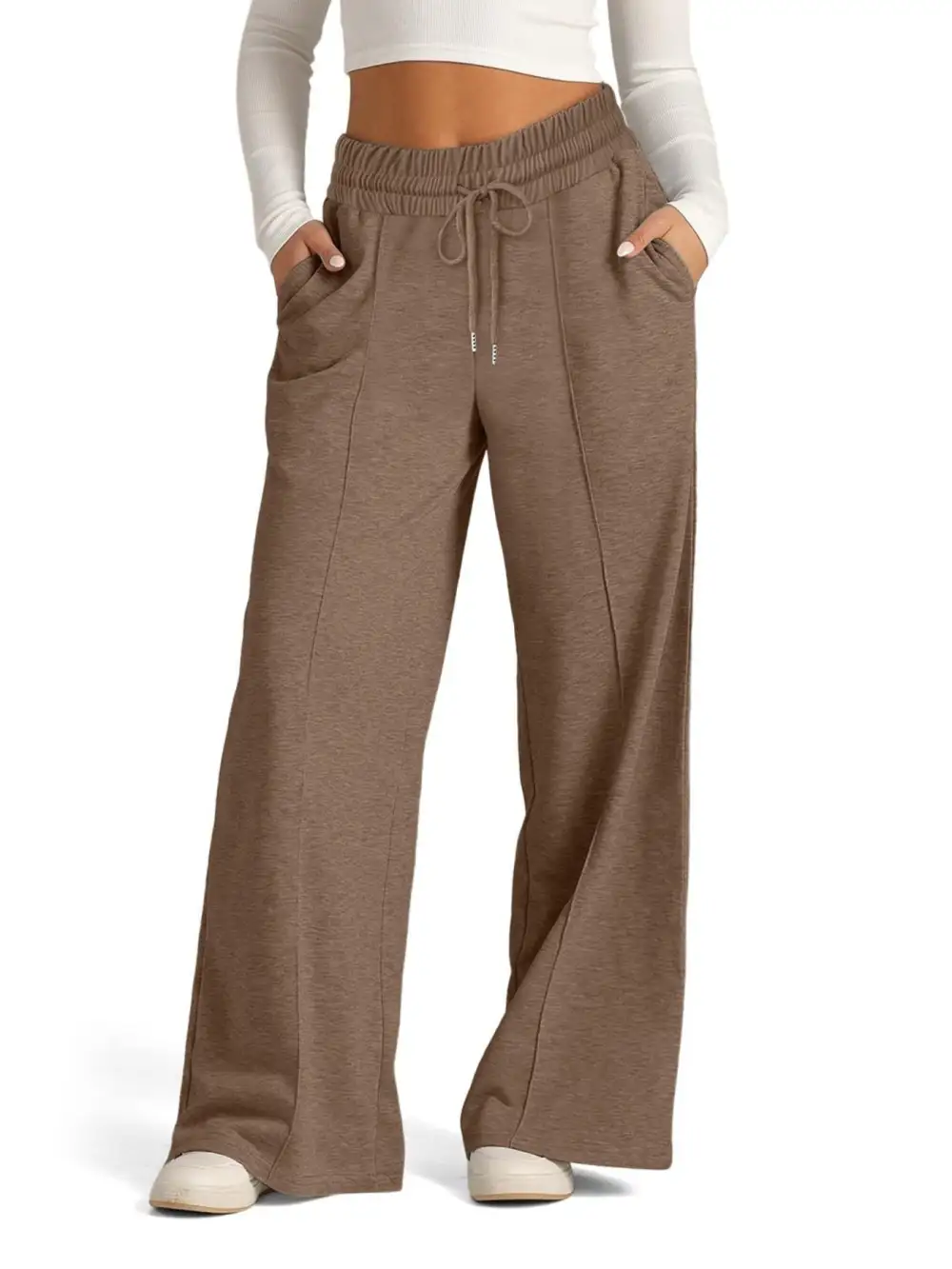 Flowy Wide Leg Drawstring Pants