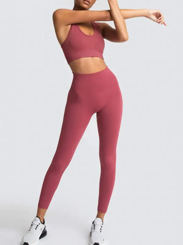 Beautiful Back High Waist Peach Hip Top