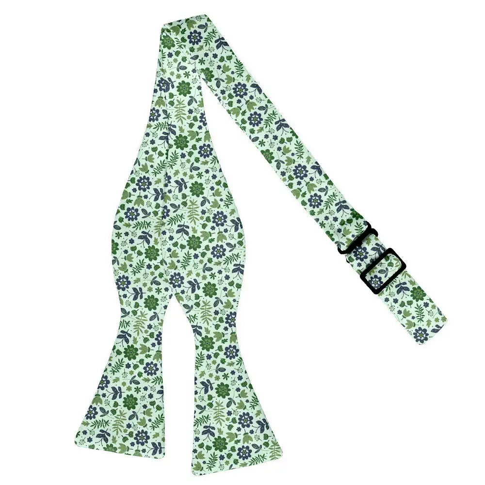 Field Floral Motif Bow Tie