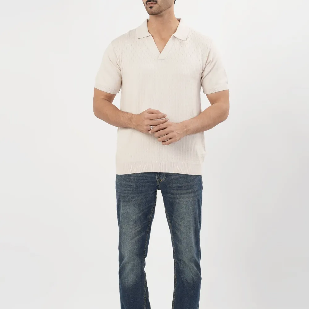 Men's Comfortable Regular Fit Collared Polo T-Shirt