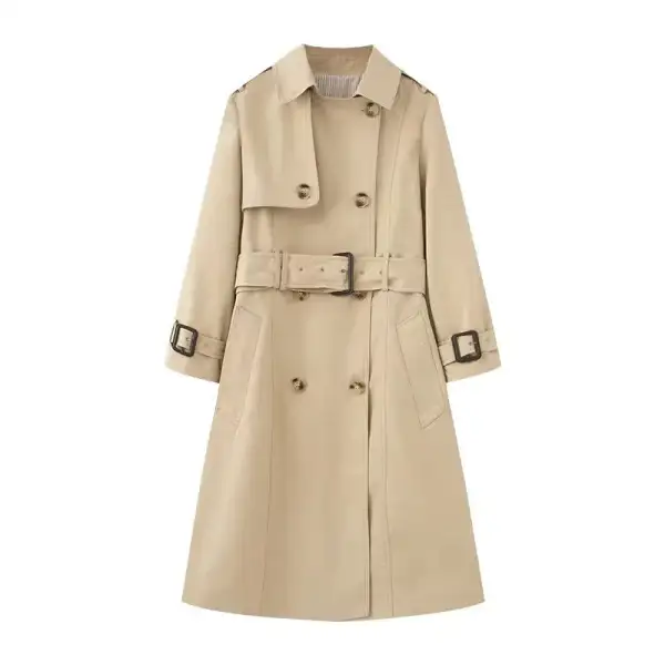 Relaxed Longline Trench Coat