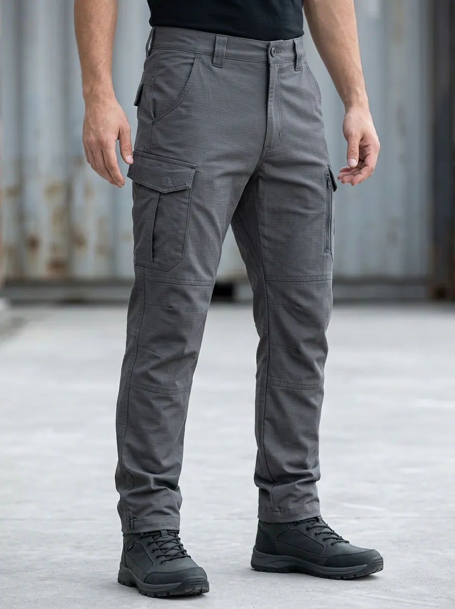 Men's Tactical Outdoor Multi-Pocket Ripstop Cargo Pants