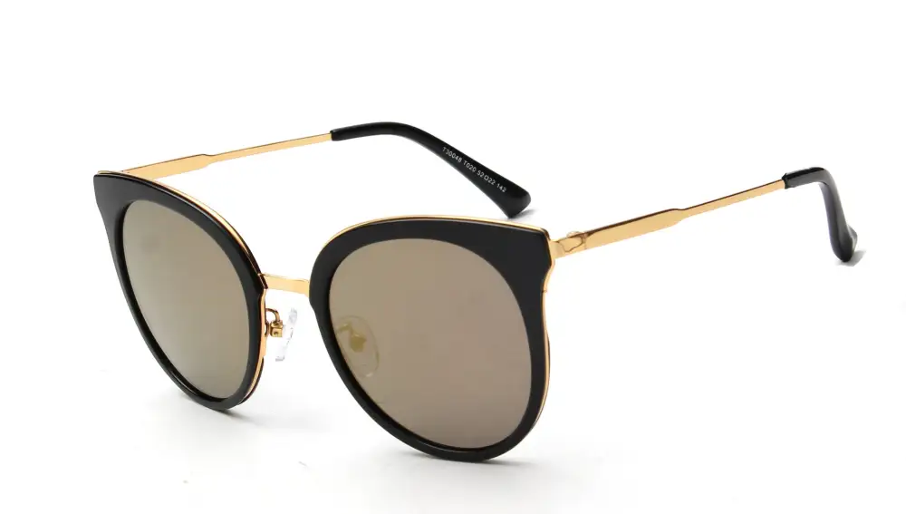 Polarized Round Cat-Eye Everyday Edit Sunglasses
