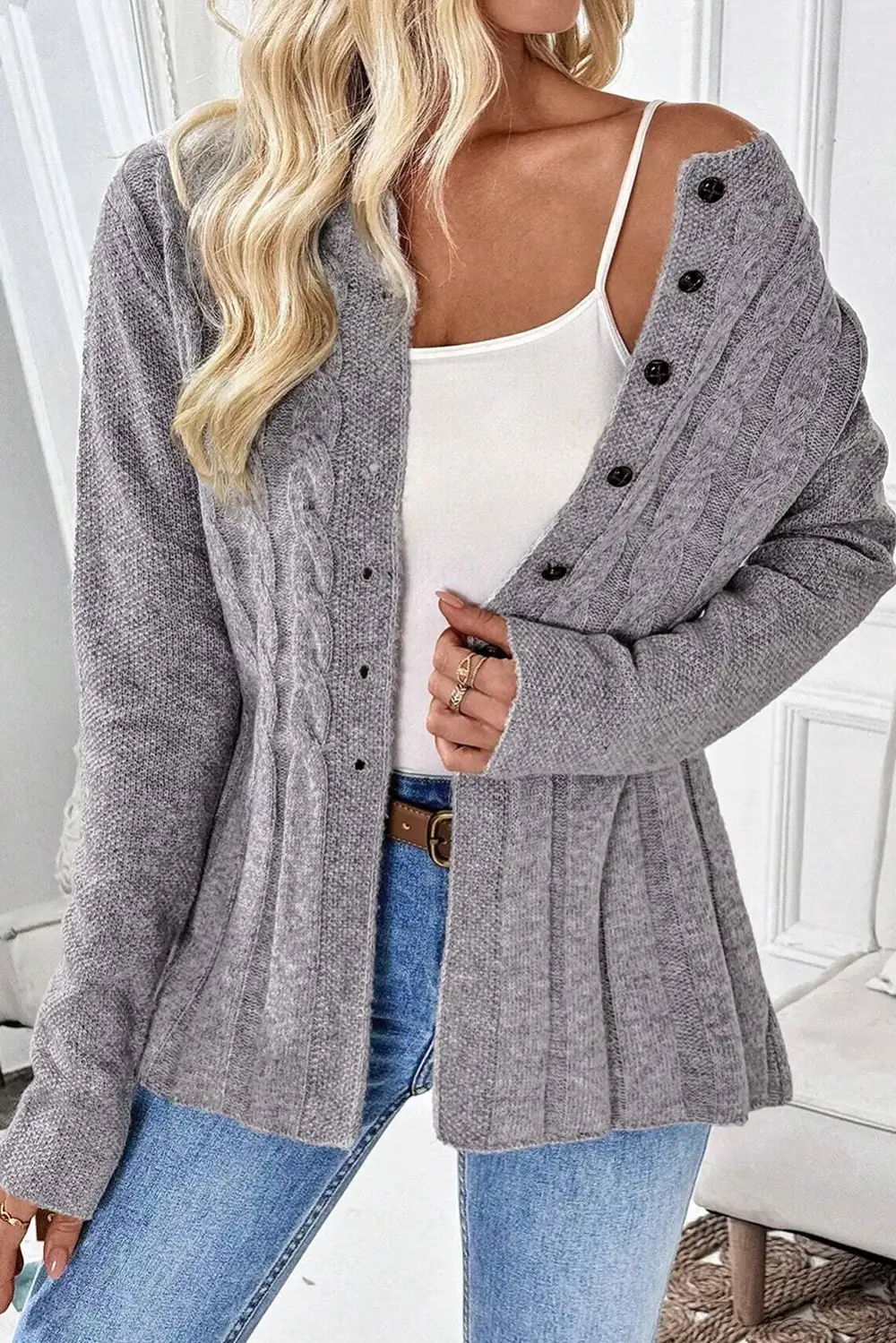 Cable Knit Cardigan