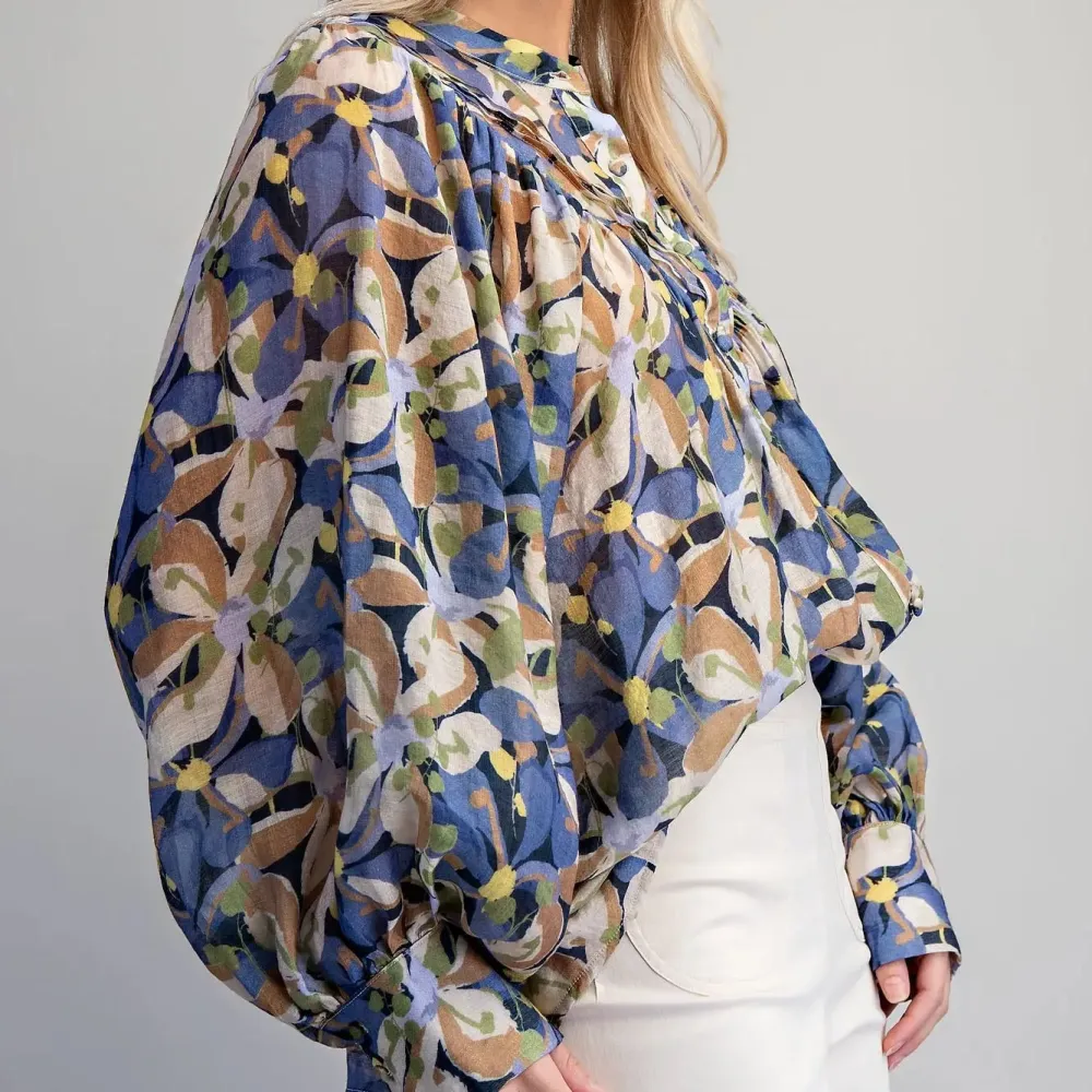 Botanical Printed Blouse