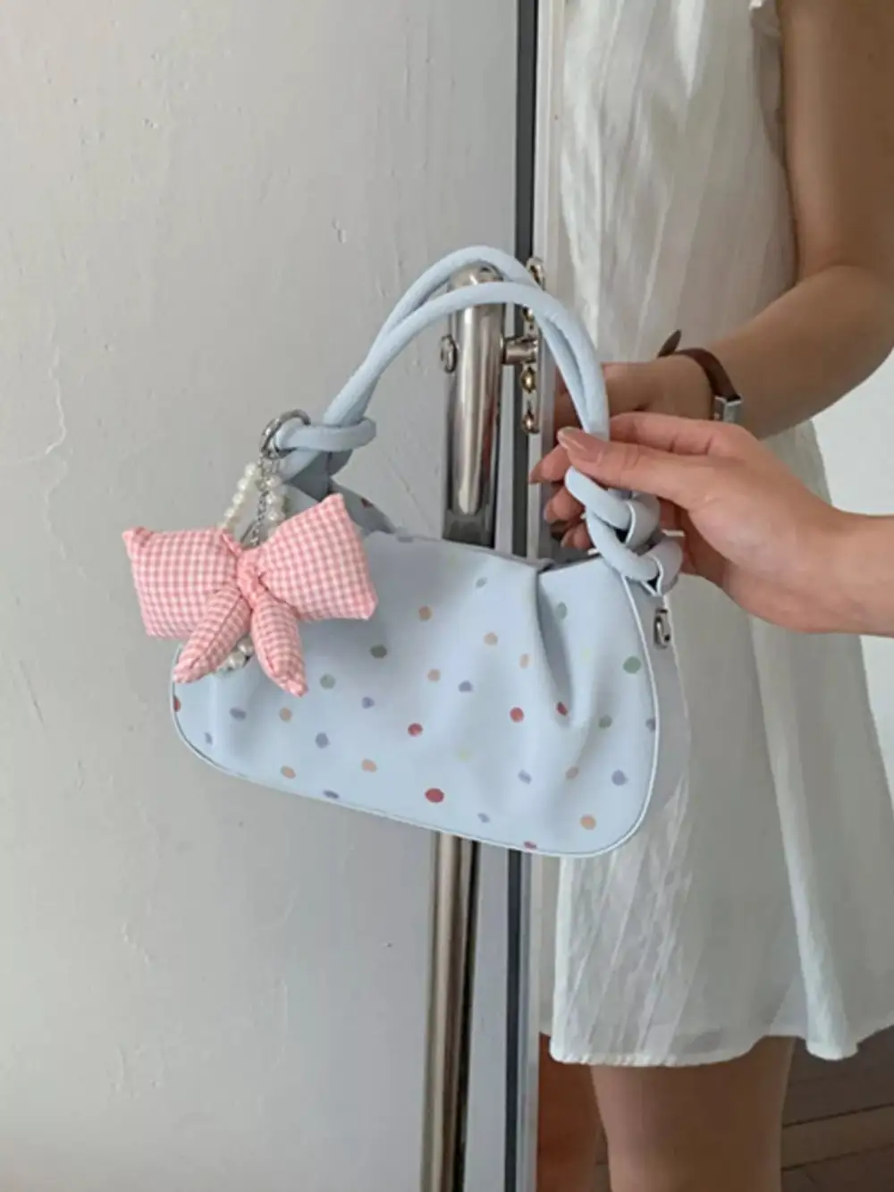 Women's Polka Dot Crossbody Bag