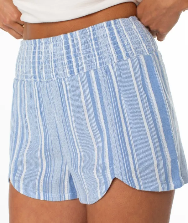 Soft Seamed Woven Shorts