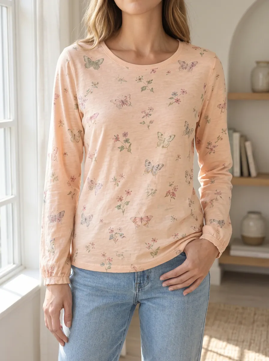 Women's Classic Casual Long Sleeve T-Shirt