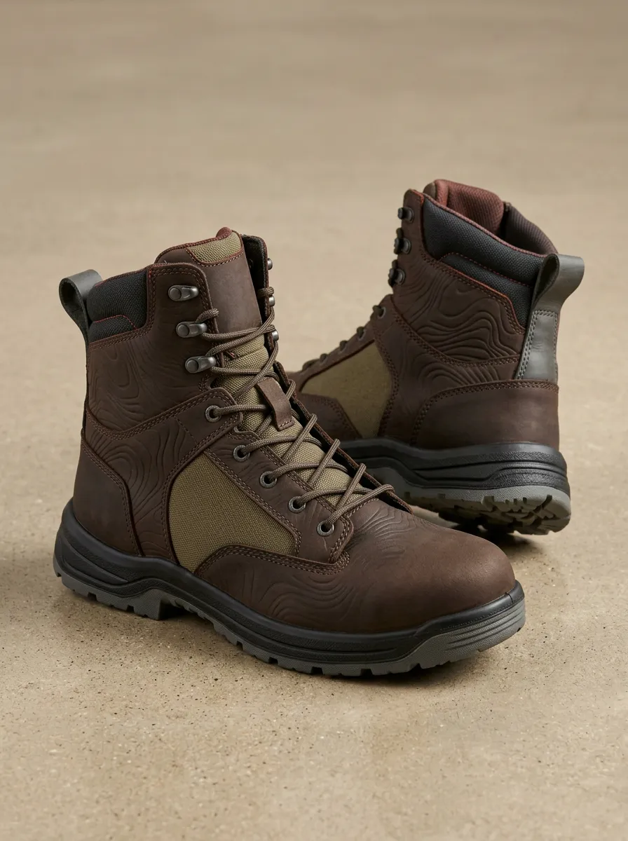 Topographic Adventure Work Boots Dynamic