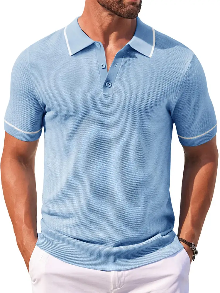 Leisure Knit Golf Polo Shirts