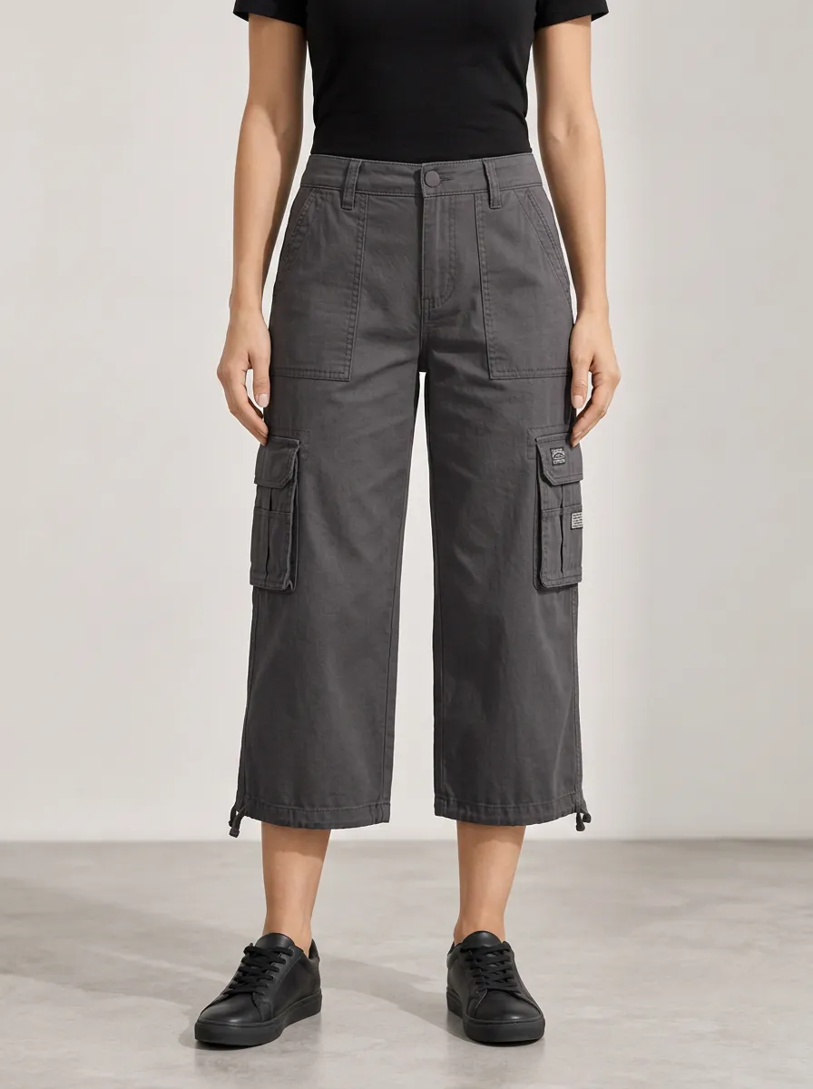 Women's Utility Everyday Multi-Pocket Capri Pants