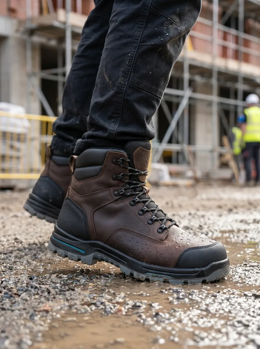 Easy-Wear Construction Daily Wear Men' Waterproof Work Boots