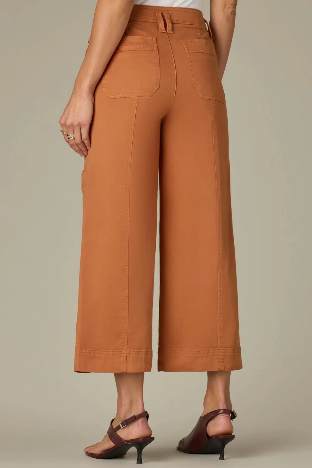  Wide Leg Pants Utility Pockets