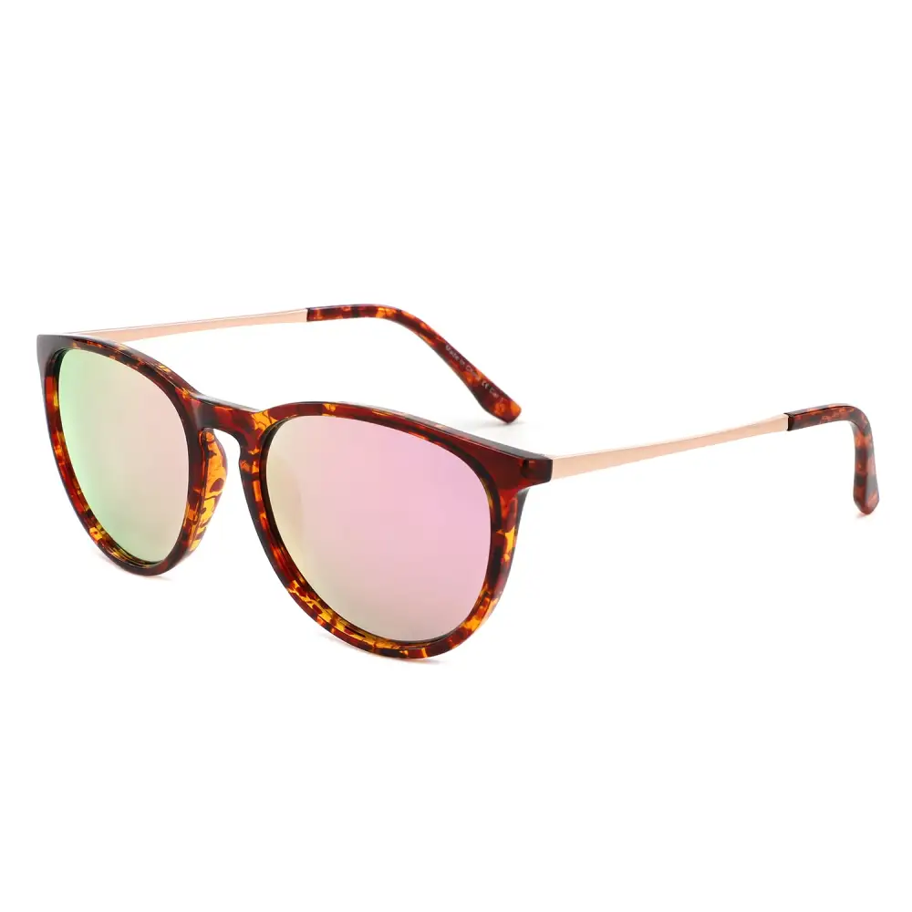 Polarized Retro Round Sunglasses