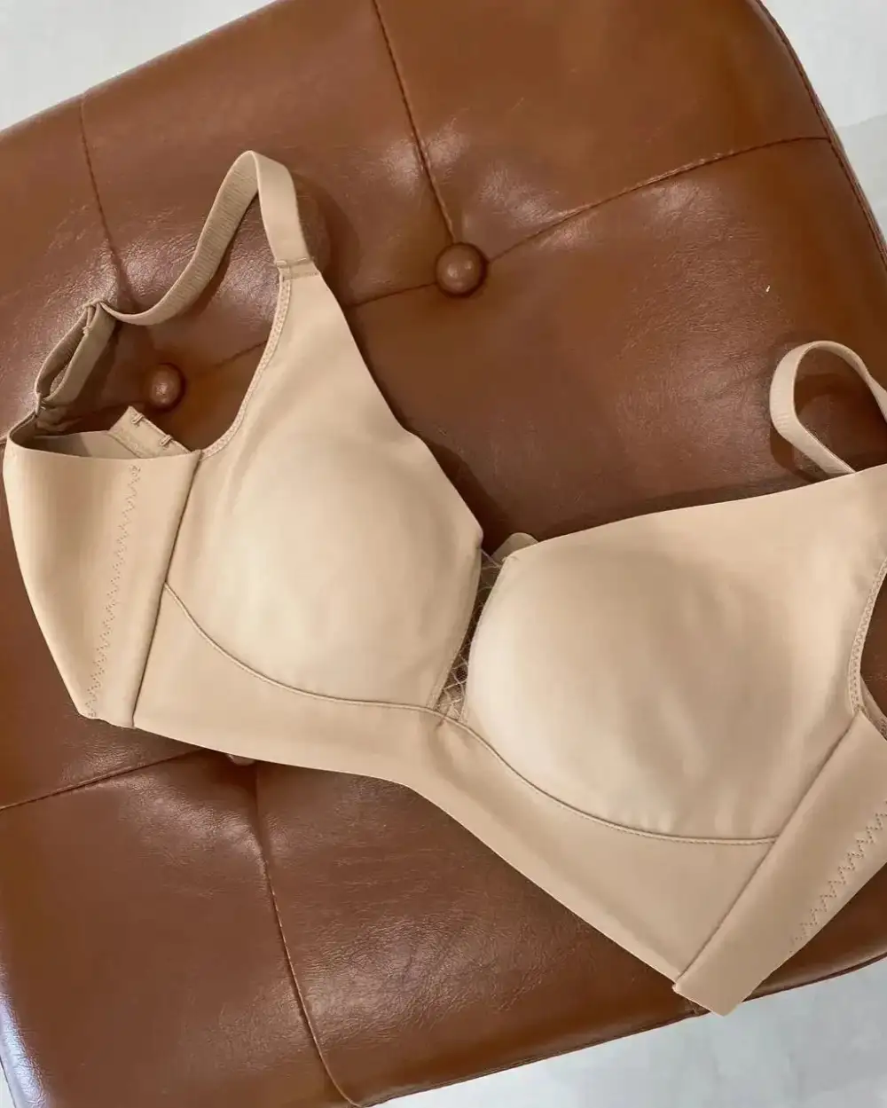 Soft Cup Bra with Decorative Mesh