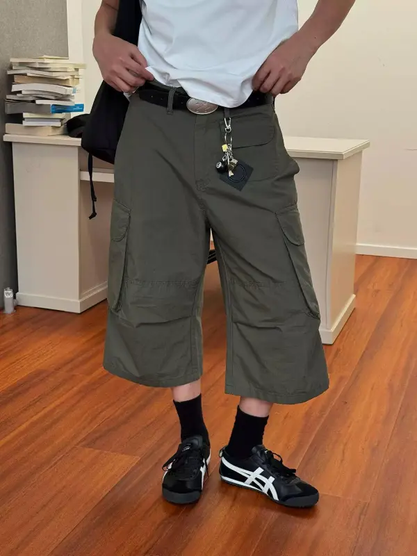 Side Pocket Cargo Shorts