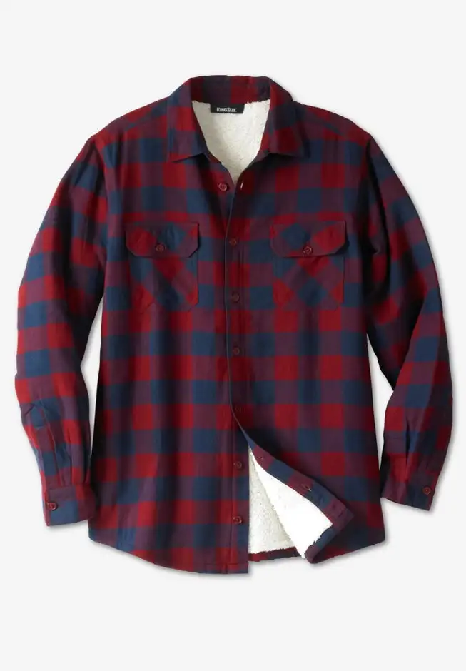 Fleece Sherpa Shirt Jacket