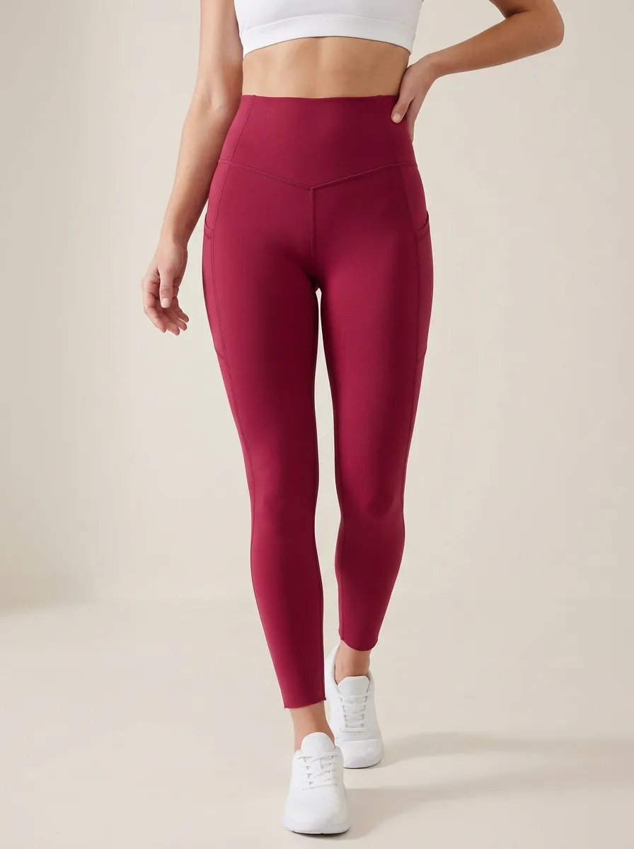 Flexible Pocket Detail Contour Leggings