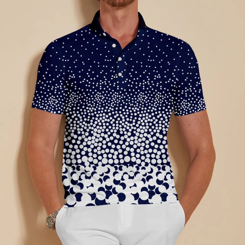 Active Performance Short Sleeve Button Up Polo Shirt