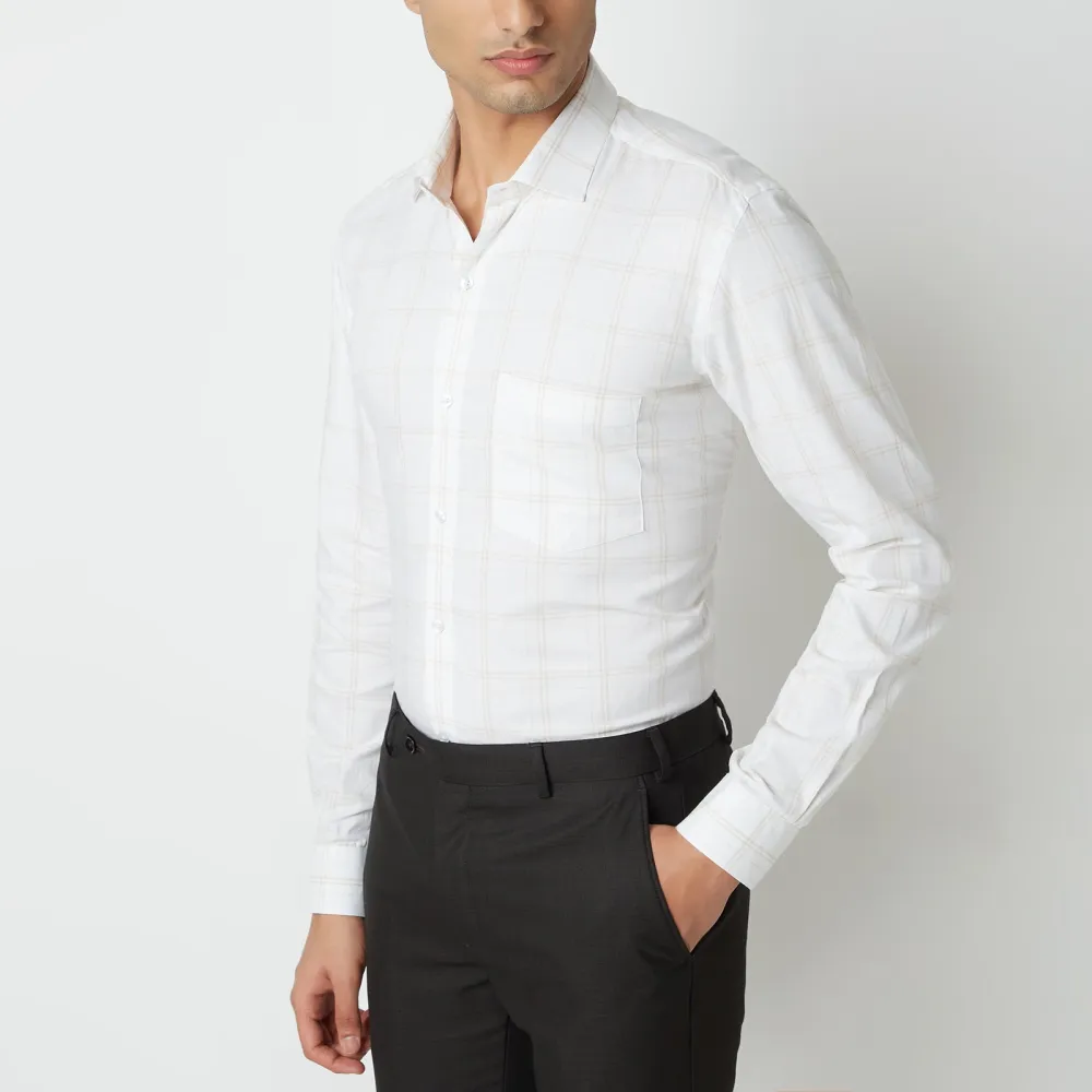 Everyday Checked Slim Fit Men's Formal Shirt