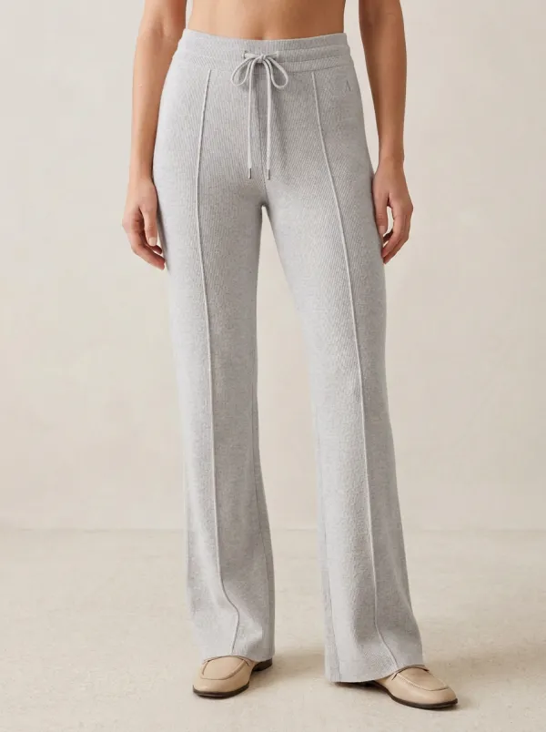 Women's Modern Ribbed Drawstring Sport Pants
