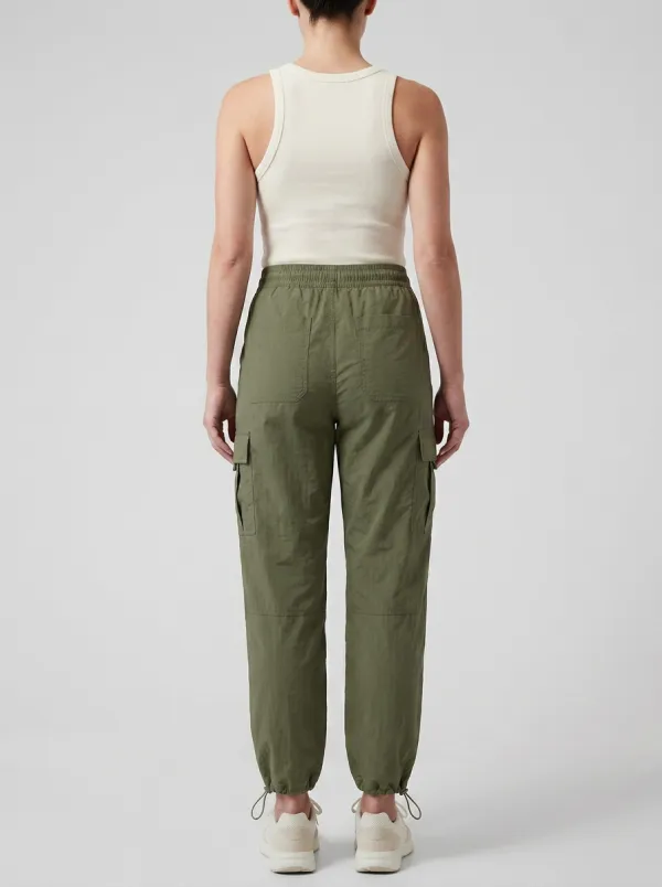 Drawstring Utility Breathable Cargo Pants