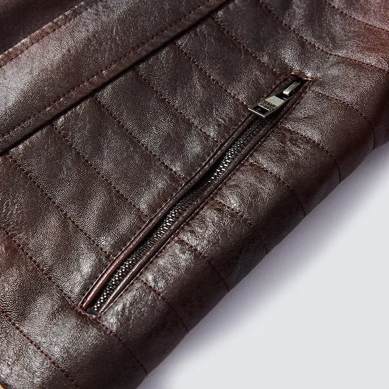 Leather Washed Field Jacket