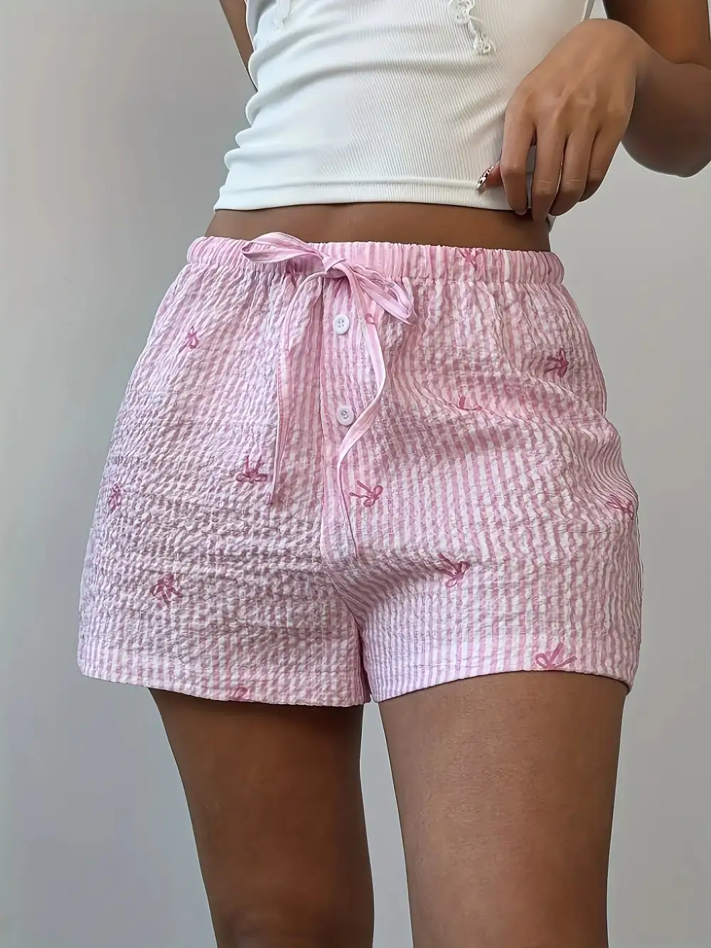 Utility Drawstring Waist Shorts