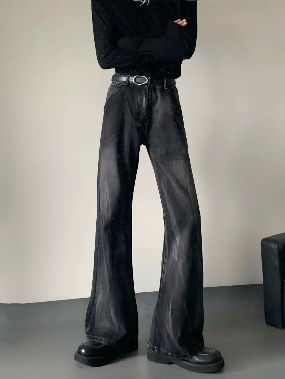 Obsidian Fade Flare Jeans