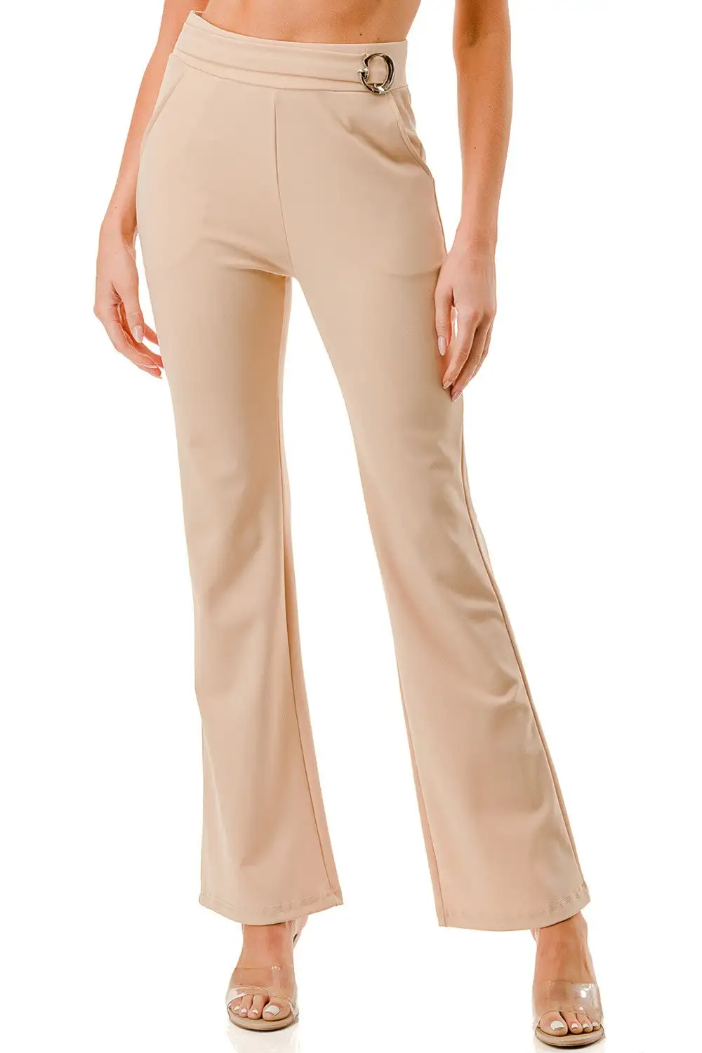 Flared Cropped Pants