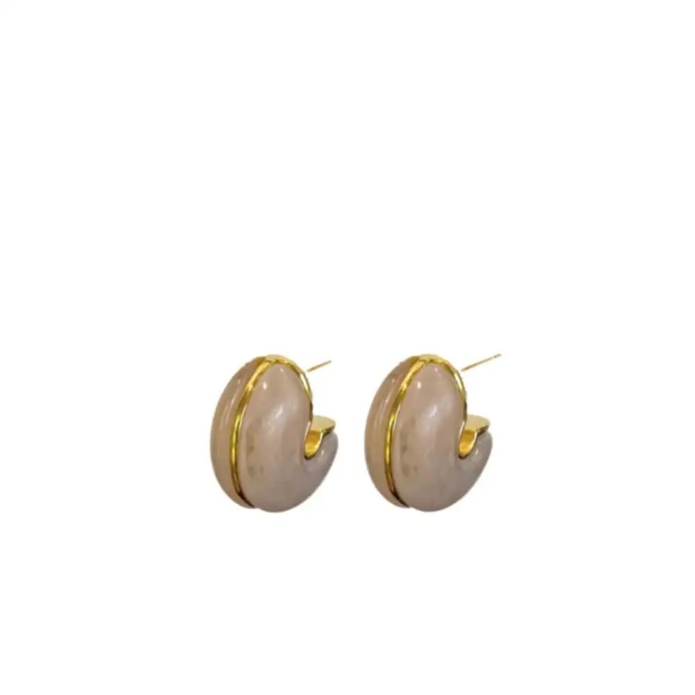 Sleek Refined Hoop Earrings