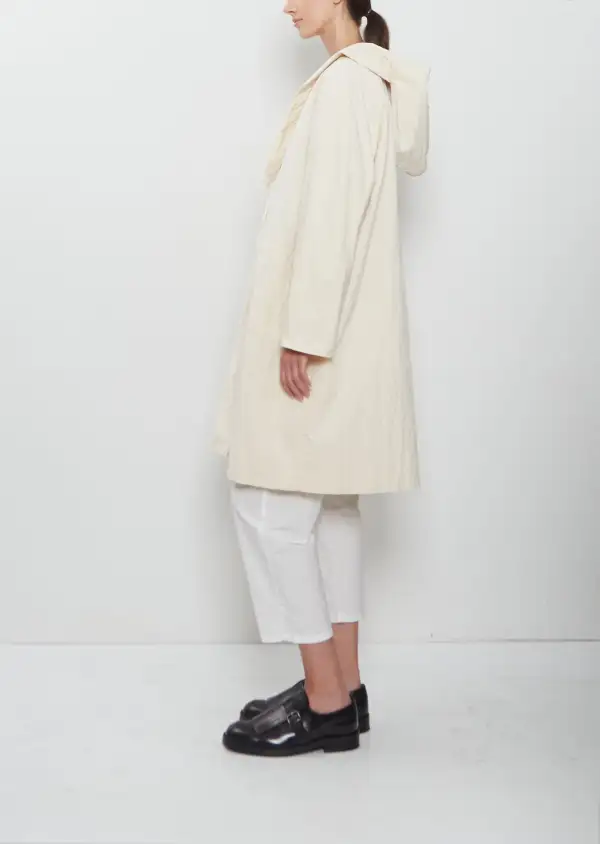 Women's Collarless Coat