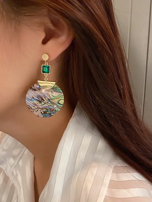 Elegant Abstract Accent Earrings