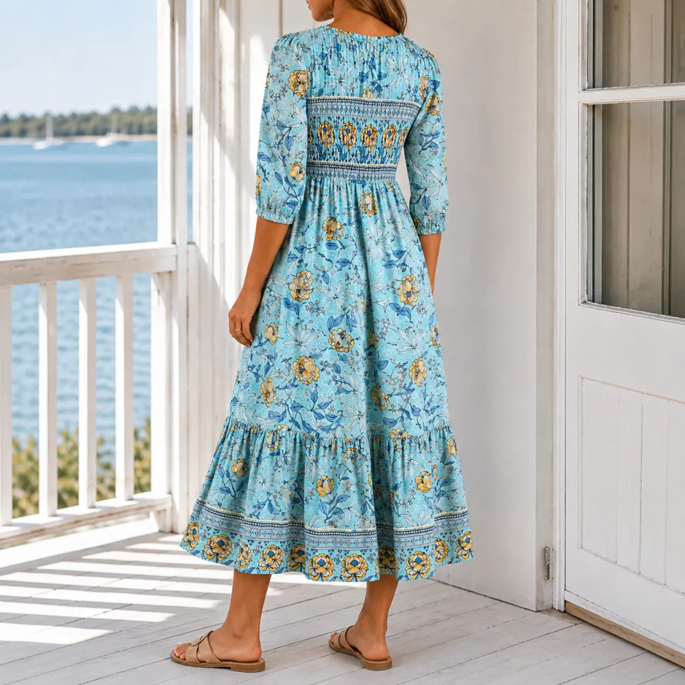 Artful Refined Women's Midi Dress