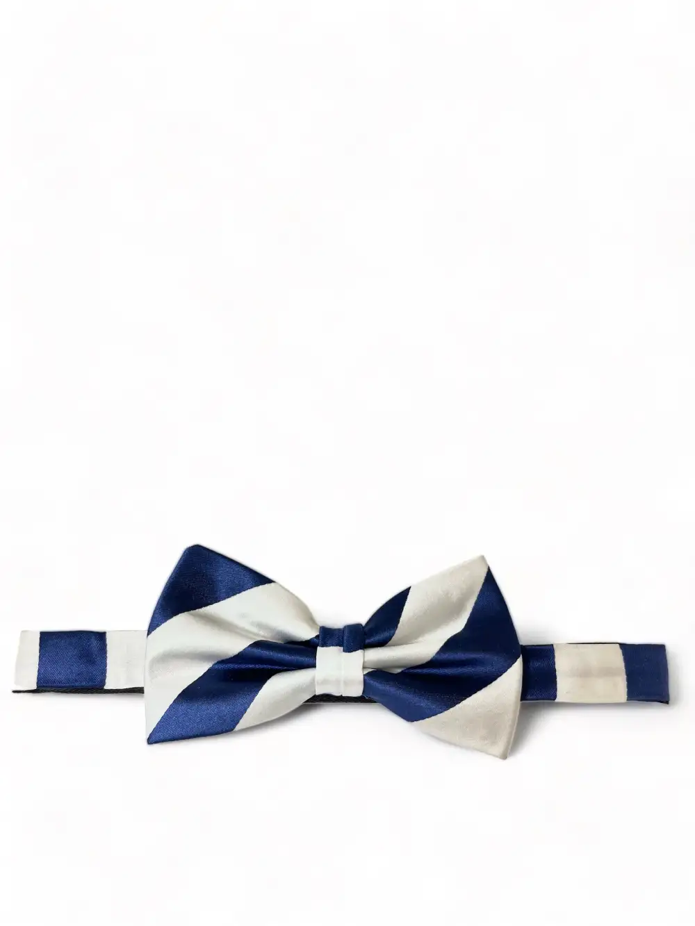 Modernist Striped Silk Bow Tie