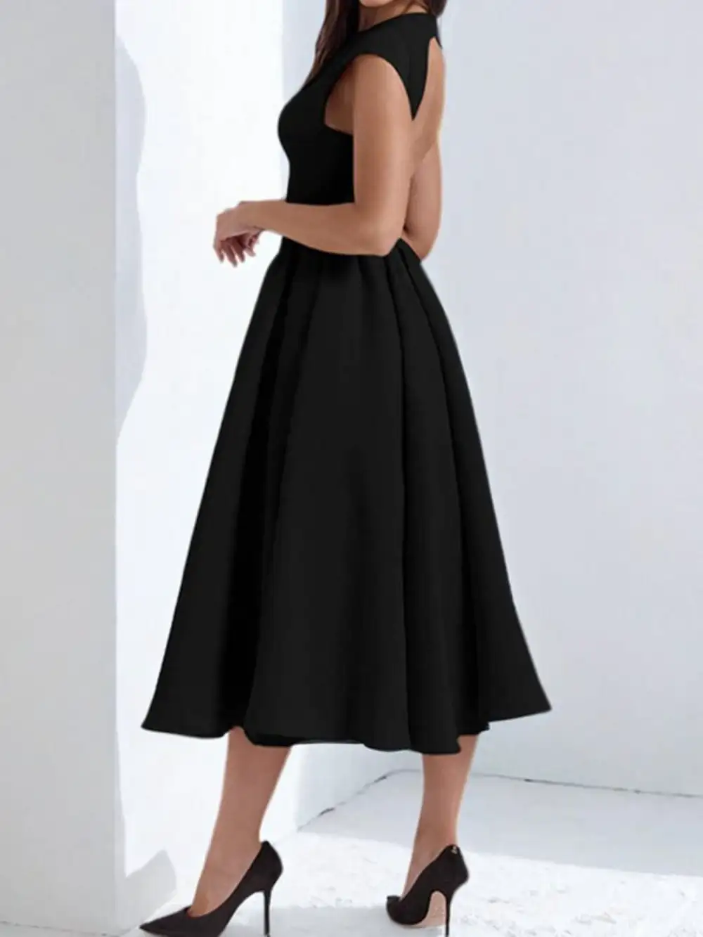 A Line Midi Dress