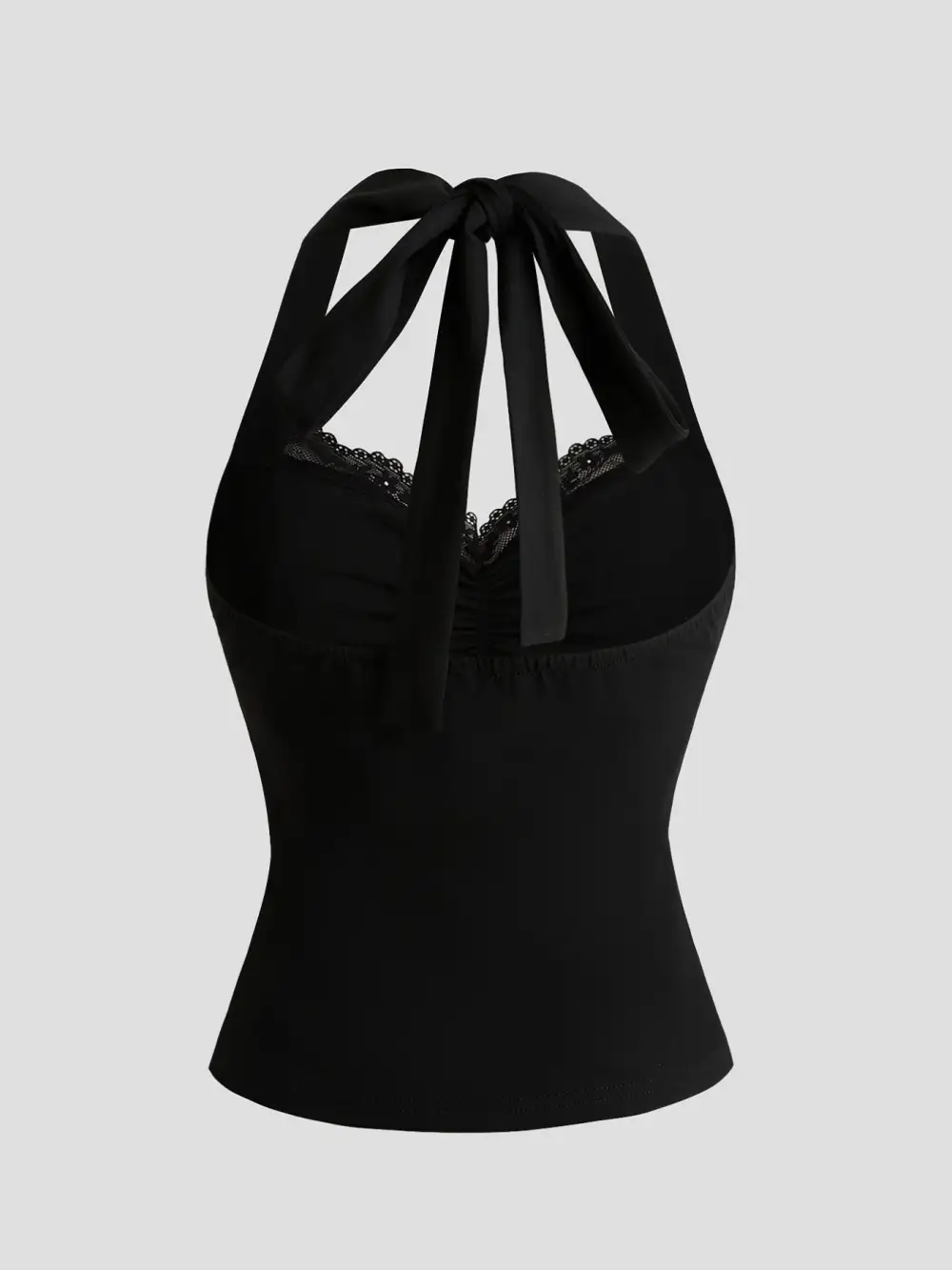Cozy Lace Halter Neck Camisole Top