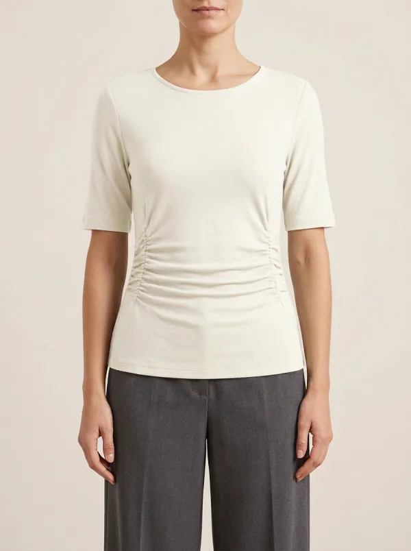 Side-Ruched Ruched Fitted Fitted Top