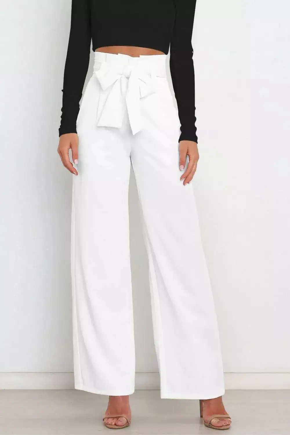 Wide Leg High Waist Pocketed Everyday Pants