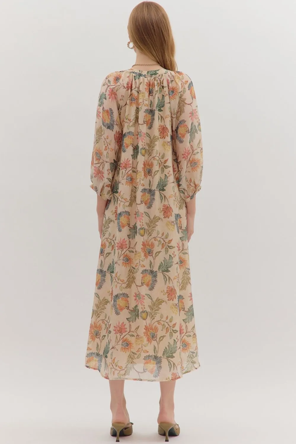 Floral Essence Midi Dress