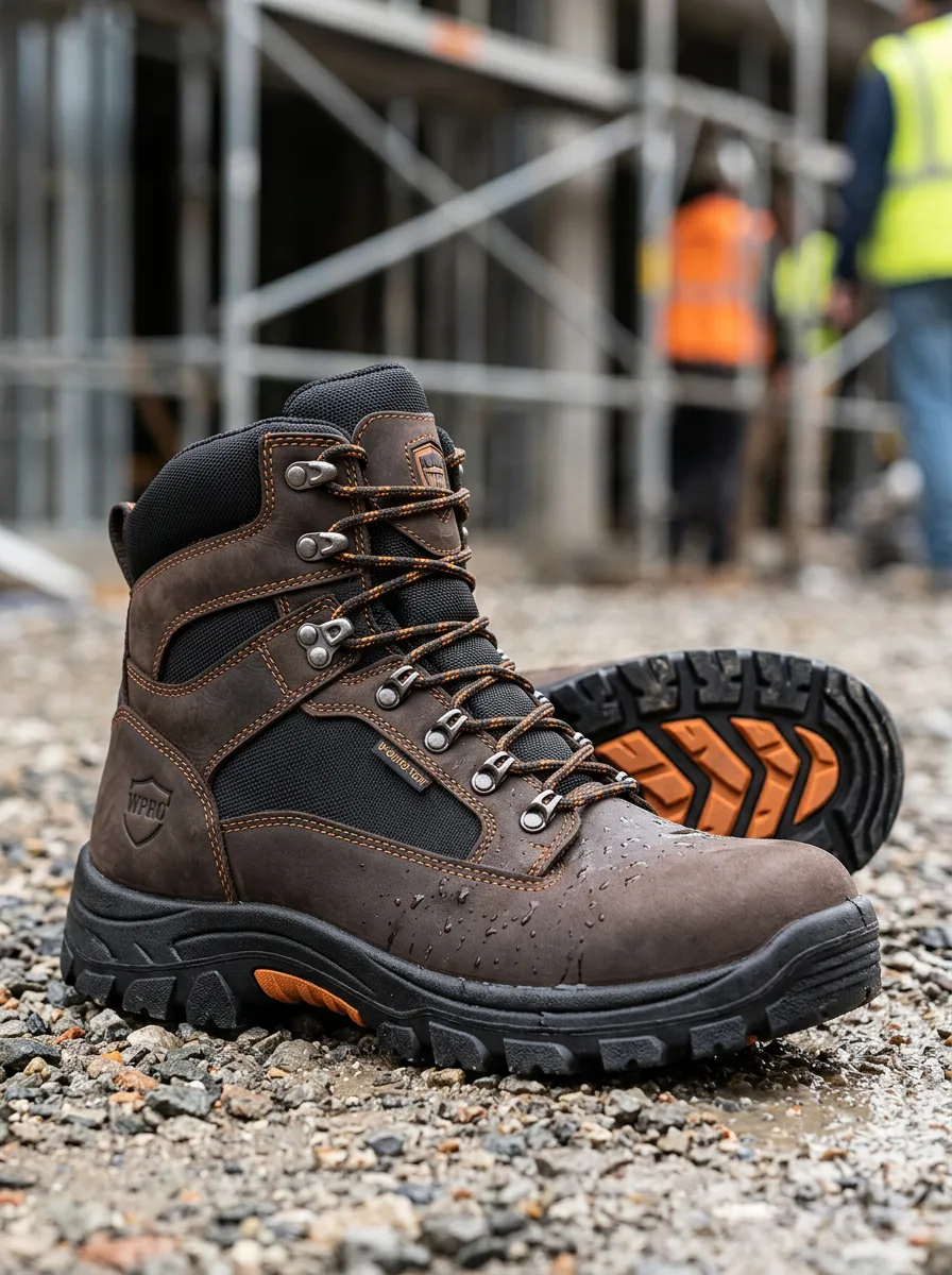 Relaxed Construction Casual Look Men' Waterproof Work Boots