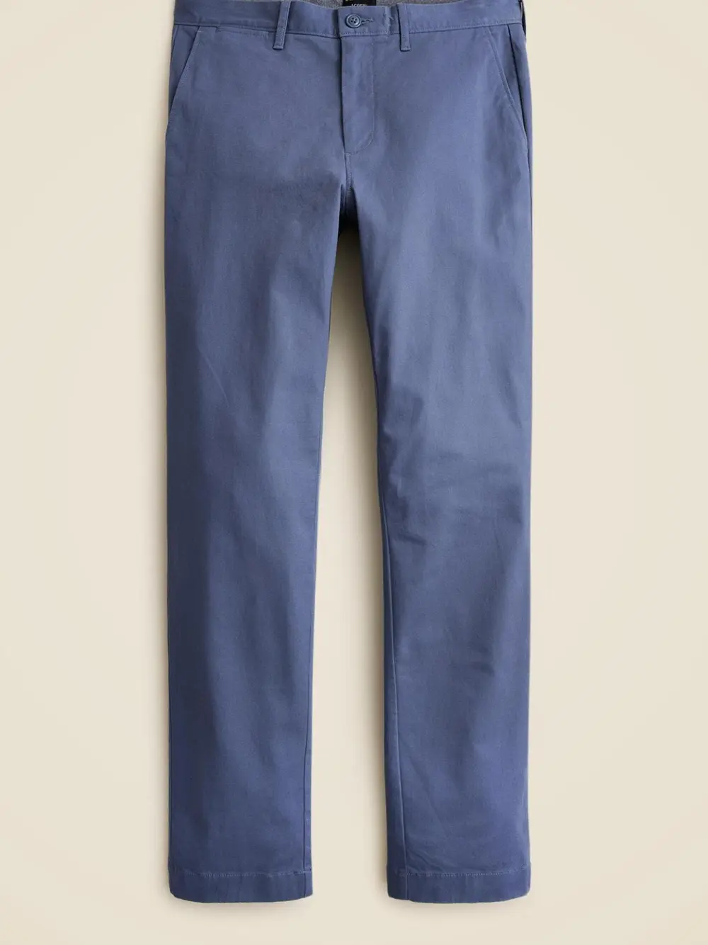 Navy Blue Straight Leg Men's Chino Pants