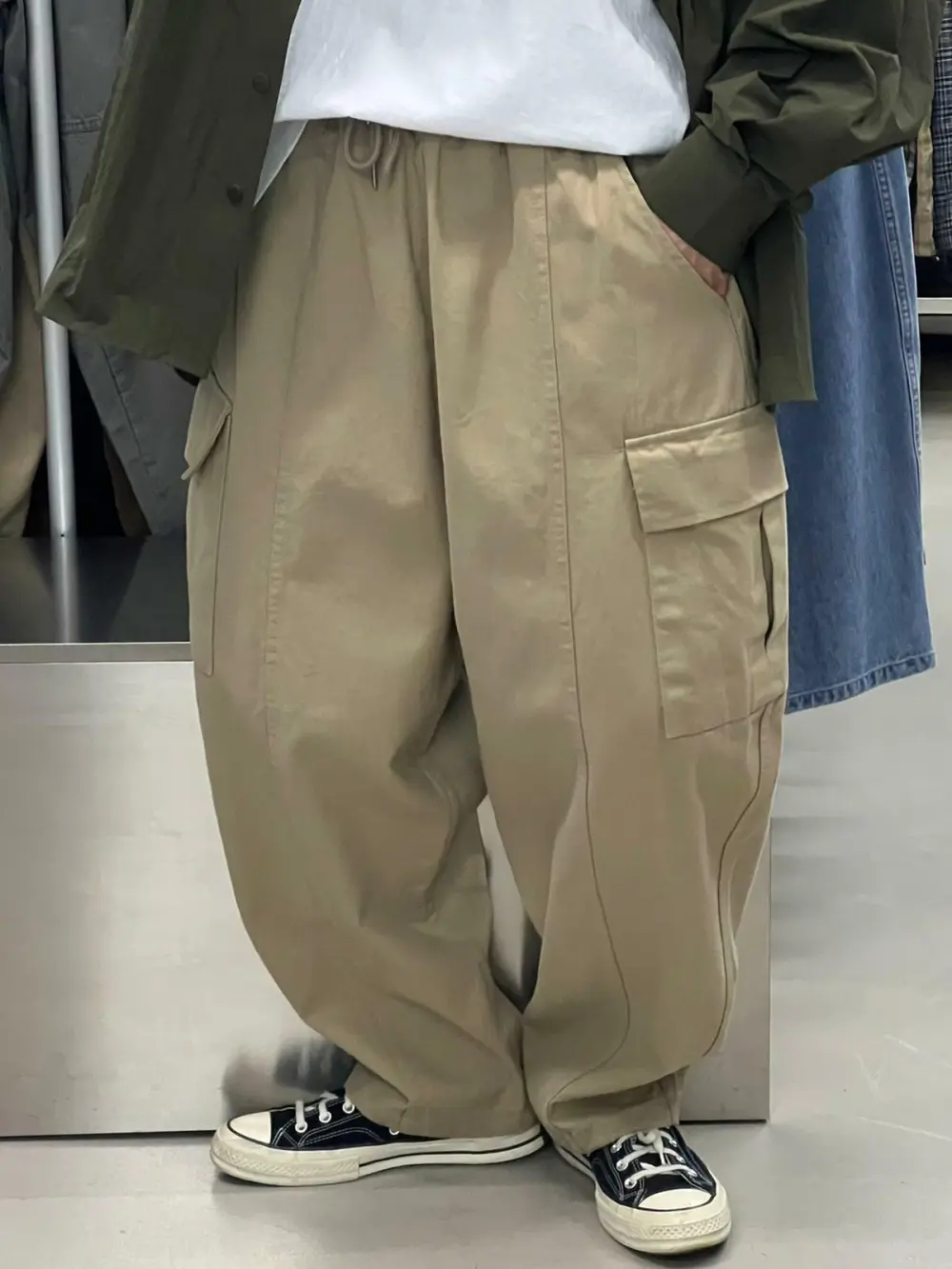 Modern Balloon Cargo Pants