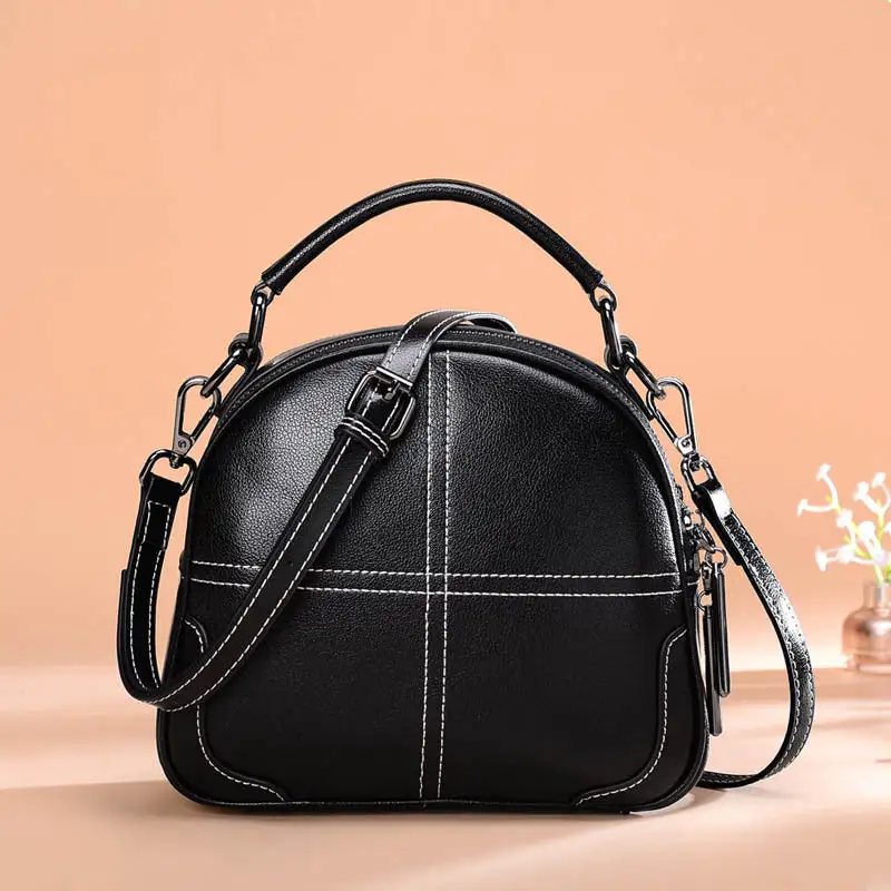 Minimalist Chic: Compact Elegant Leather Handbag