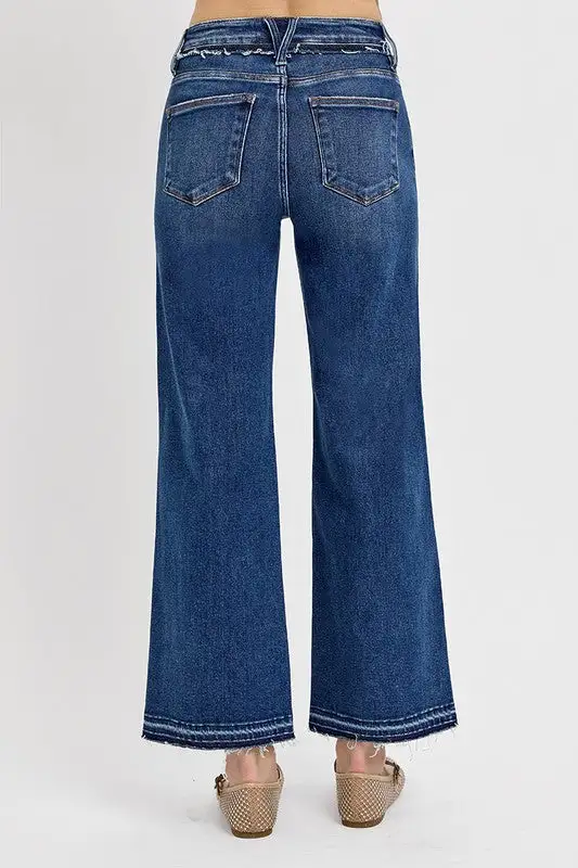 Casual Flare Leg Denim Jeans
